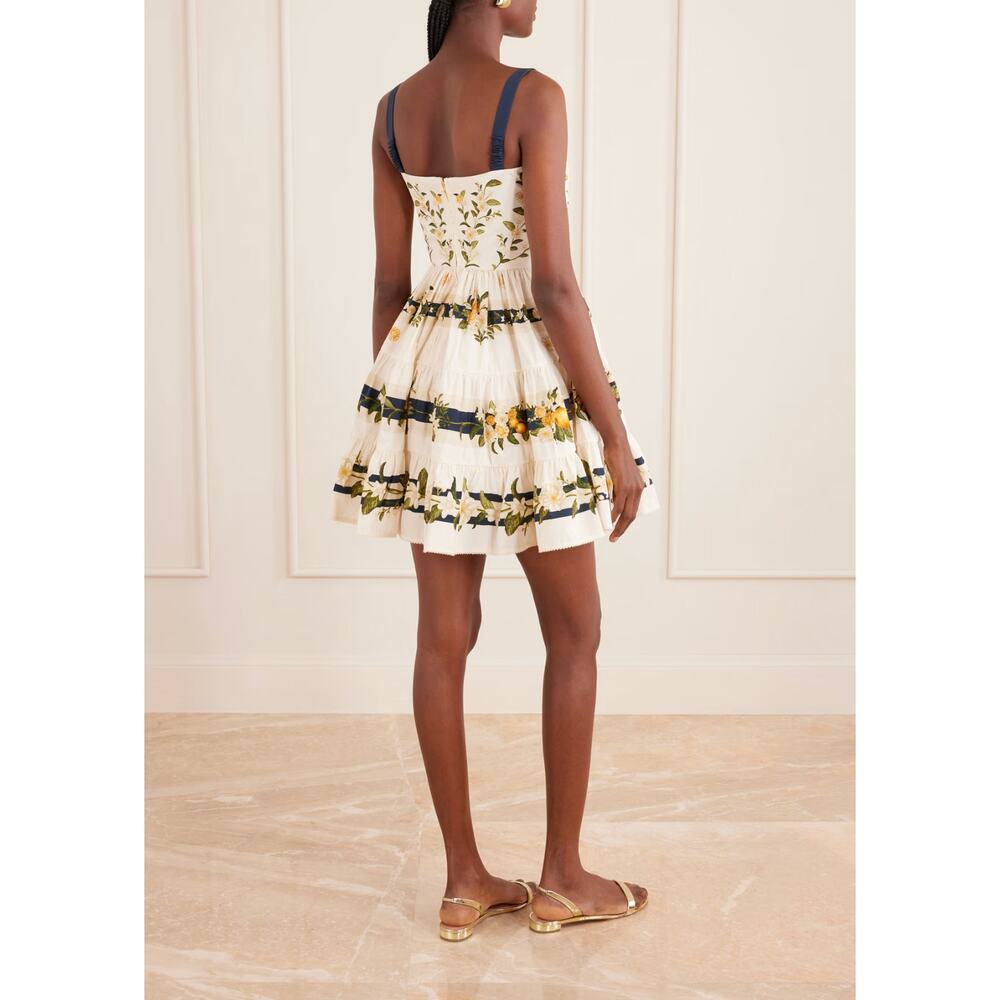 AGUA BY AGUA BENDITA Lima floral-printed cotton mini dress - Picture 3 of 10